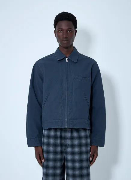 Zip-Front Cotton Jacket