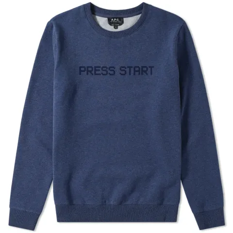 A.P.C. Press Start Crew Sweat