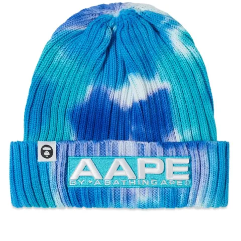 AAPE Tie Dye Logo Beanie