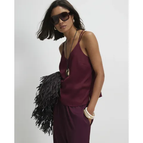 River Island Satin Cami Top