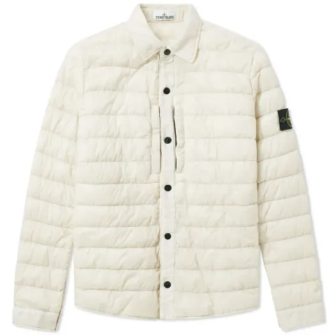 Garment Dyed Micro Yarn Shirt Jacket