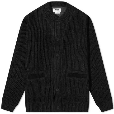 x eYe Waffle Knit Cardigan