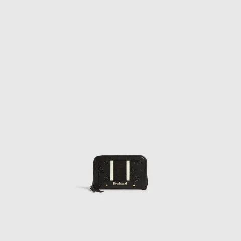 River Island Medium Webbing Panelled Ziparound Purse
