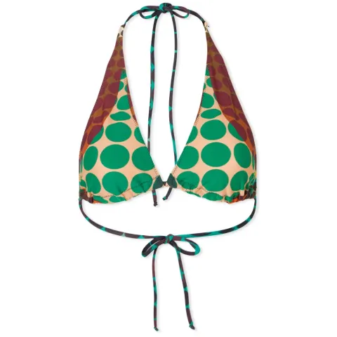 Cyber Print Bikini Top