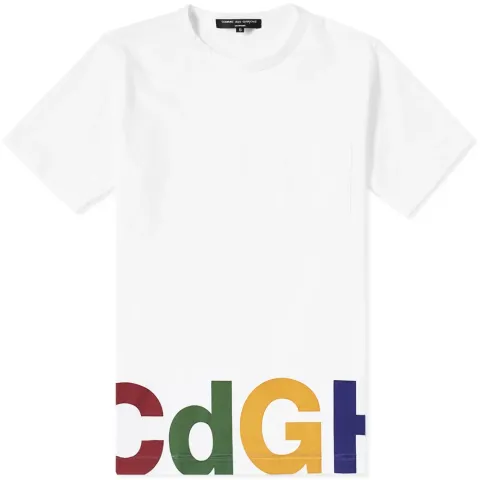 Comme des Garcons Homme Logo Pocket Tee