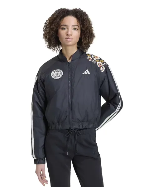 Adidas X FARM Rio Floral Bomber Jacket White Mix