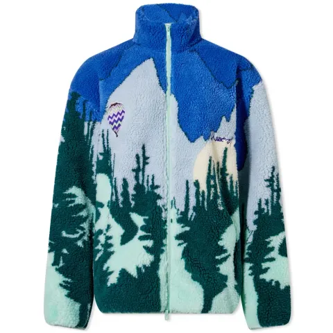 Mountains Should Be Climbed Teddy Fleece Jack