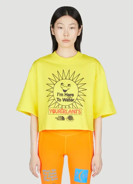 Cropped Print T-Shirt