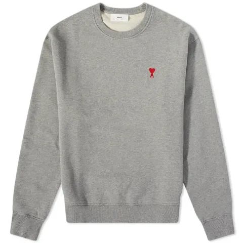 AMI Small A Heart Crew Sweat