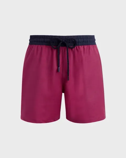 Vilebrequin Men Ultrafine Wool Swim Shorts Super 120's