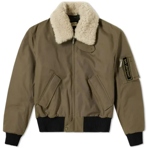 Shearling Collar MA-1 Jacket