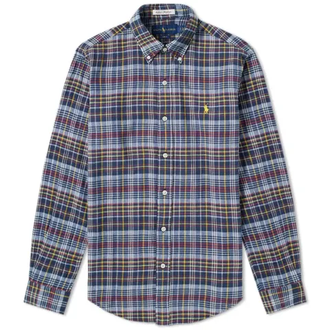 Button Down Madras Shirt