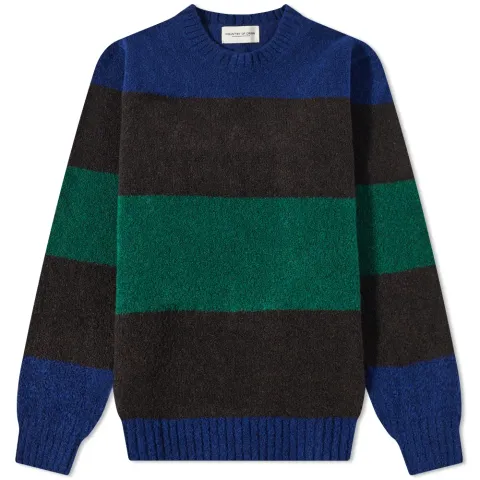 Eskimo Fleece Stripe Crew Knit