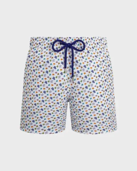 Vilebrequin Men Swim Shorts Micro Ronde Des Tortues