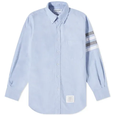 Engineered Stripe Button Down Oxford Shirt