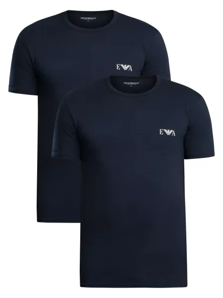 Emporio Armani 2 Pack Lounge Crew Neck T-Shirt