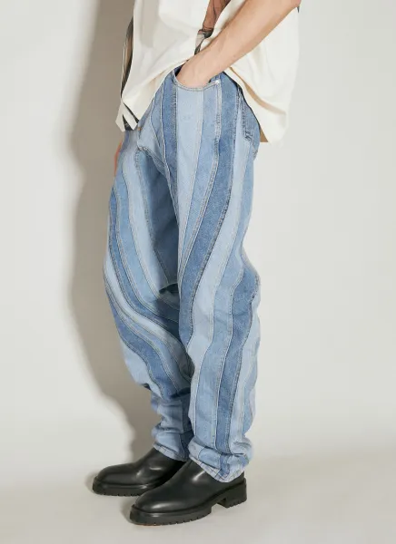 Spiral Baggy Jeans