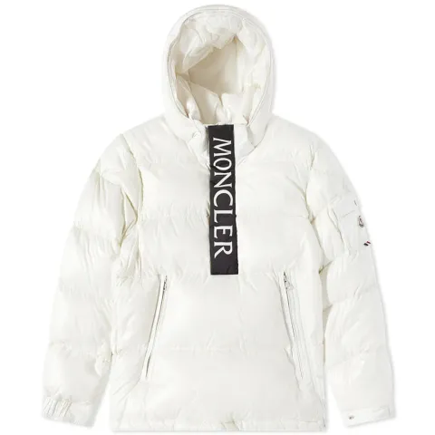 Maury Logo Popover Hooded Down Jacket