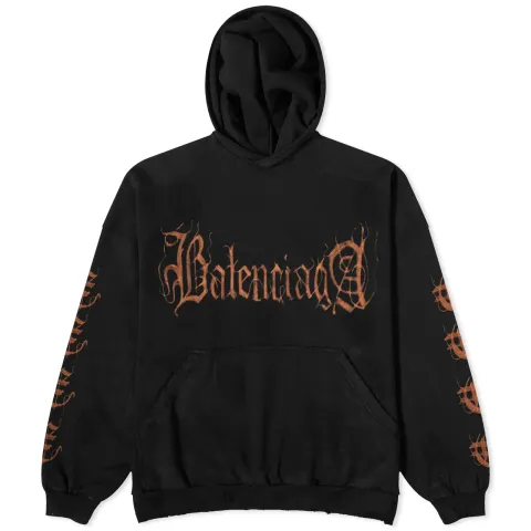 Metal Logo Popover Hoodie