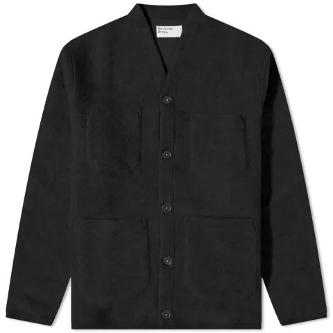 Wool Fleece Cardigan