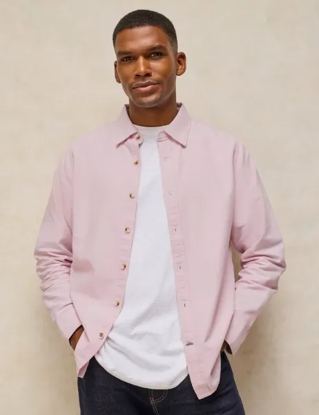 White Stuff Pure Cotton Bruton Oxford Shirt Light Pink