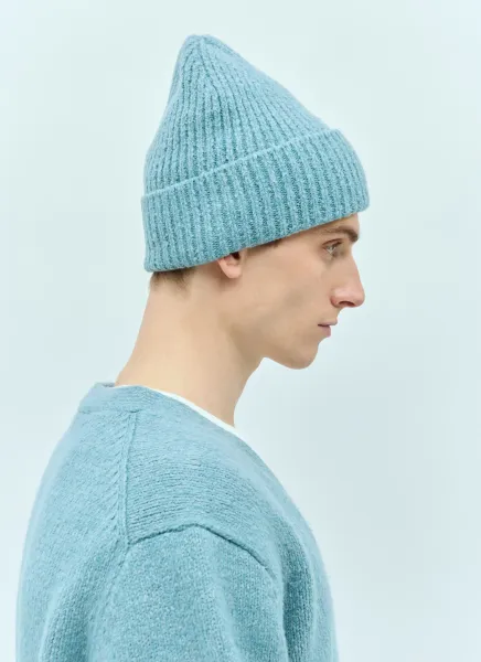 Wool Blend Beanie Hat
