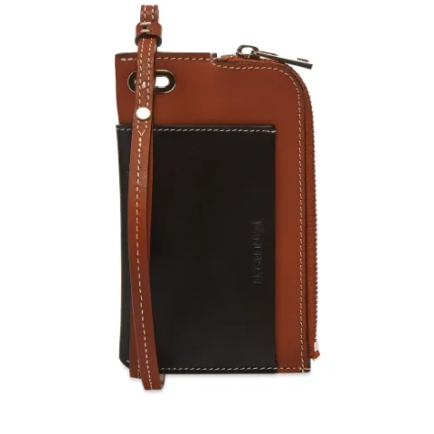 Zip Cardholder With Strap