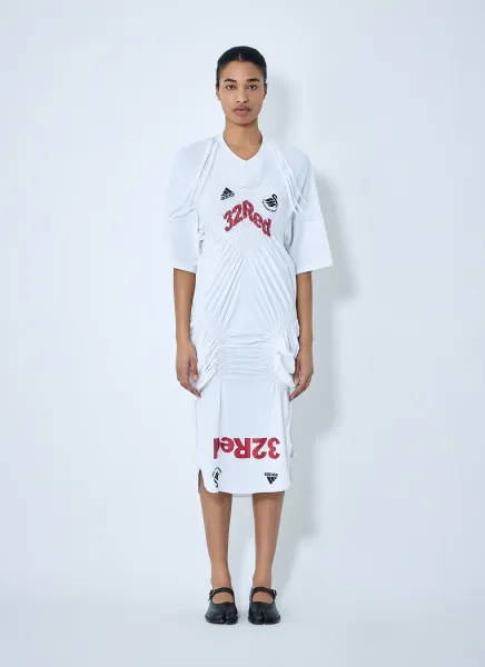 Shirred Football Dress