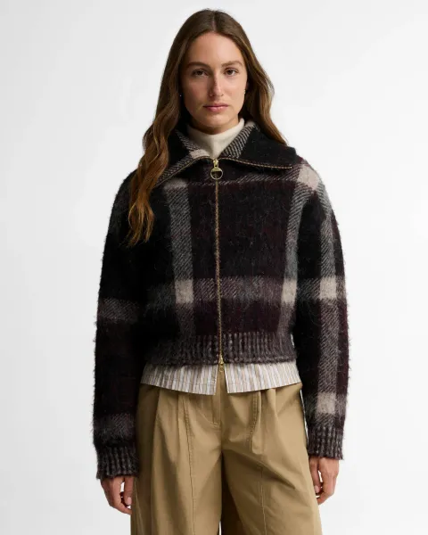 BARBOUR Carville Zip-Up Cardigan