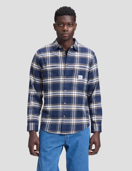 Lee Relaxed Fit Pure Cotton Checked Workwear Shirt