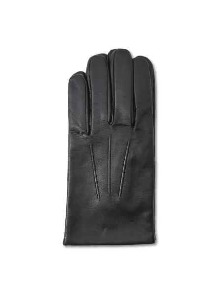 Andover Leather & Cashmere Touchscreen Gloves