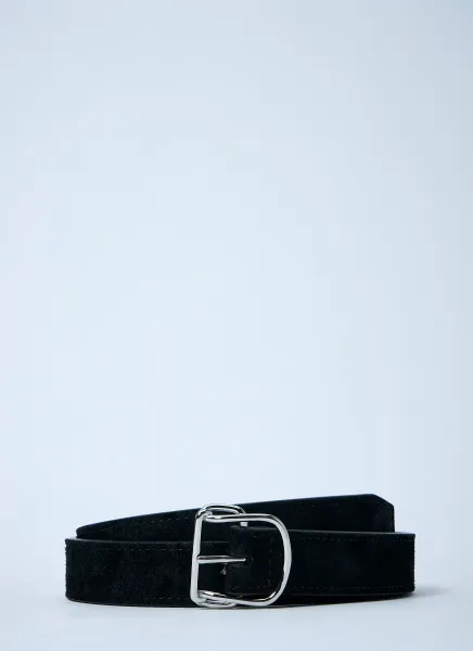 Swirl Suede Belt