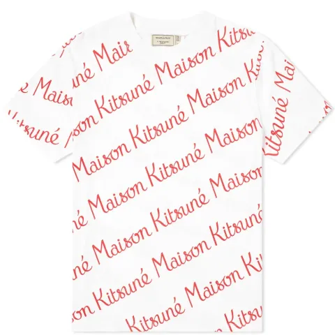 Maison Kitsuné Allover Print Tee