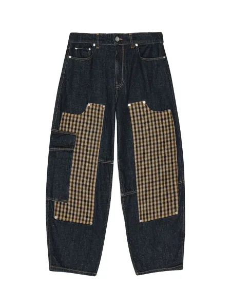 neppy jeans trousers Dark Blue