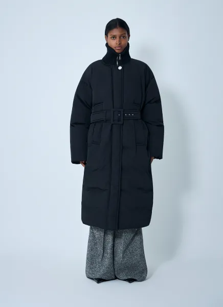 Belted Quilted Coat