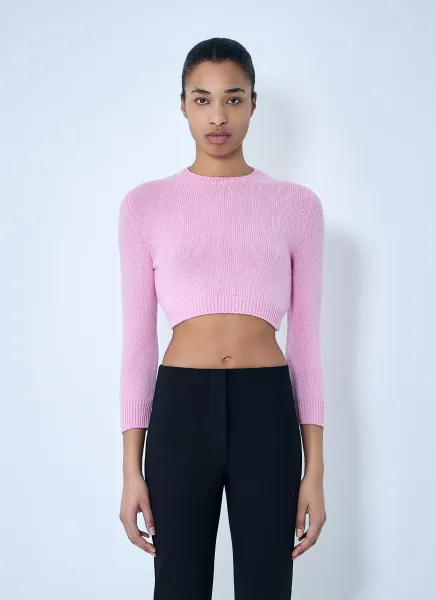 Cropped Knit Sweater