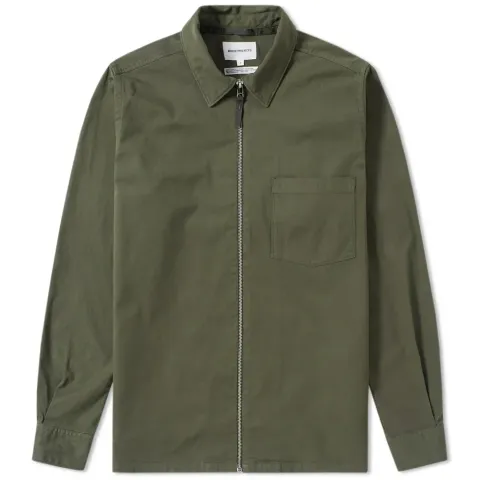 Jens Garment Dyed Twill Shirt Jacket