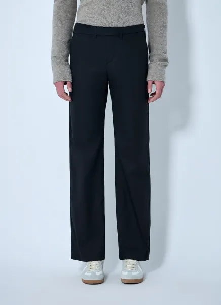 Tailored Trousers in Twill Weave