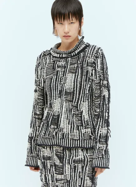 Intrecciato Cotton Sweater