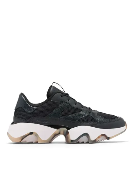 Kinetic Array Leather Platform Trainers