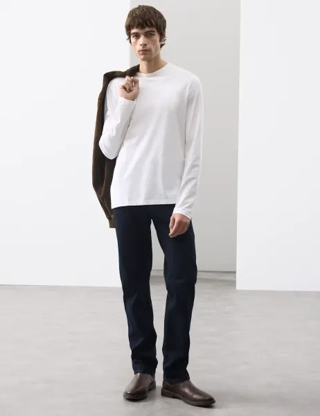 Autograph Pure Supima Cotton Performance T-Shirt White