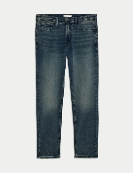 Marks & Spencer Slim Fit Comfort Stretch Jeans Blue Tint