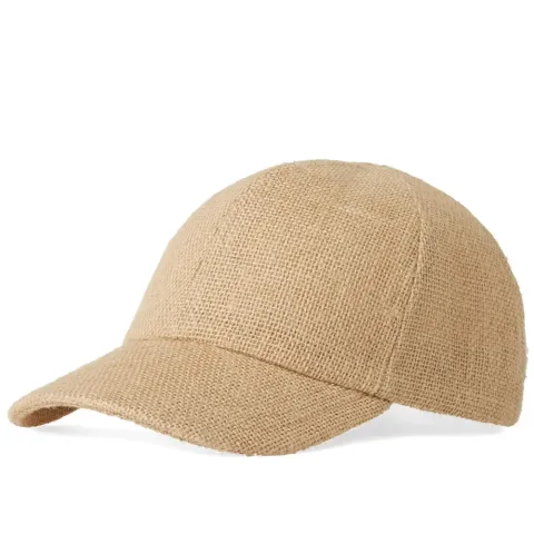 Burlap Baseball Cap