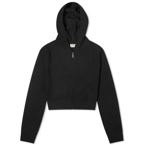 Waffle Zip Up Hoodie
