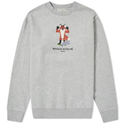 Maison Kitsuné Pixel Fox Sweater