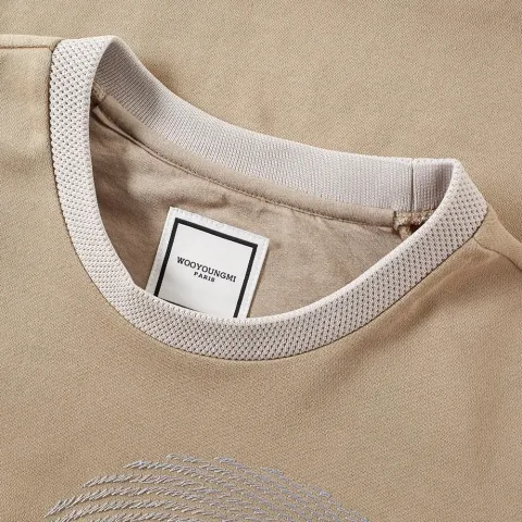 Embroidered Circle Crew Sweat