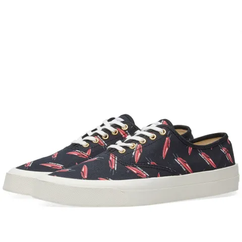 Maison Kitsuné All-Over Speedboat Laced Sneaker