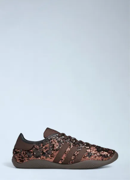 Sequin Karintha Low Satin Sneakers