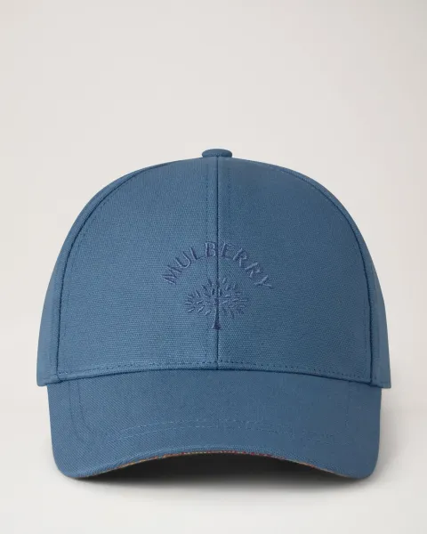 Check Lined Baseball Cap