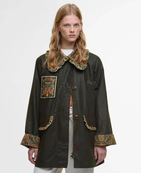 FARM Rio Maria-Clara Waxed Jacket